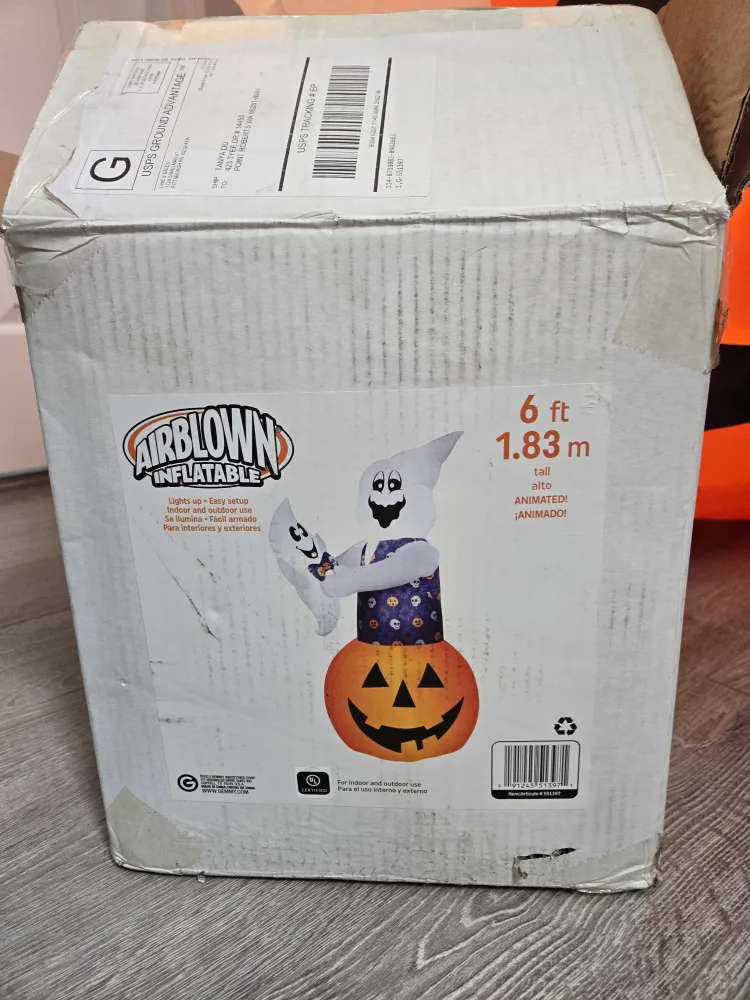 Gemmy halloween inflatables animatronic 6 ft image indicator(2)