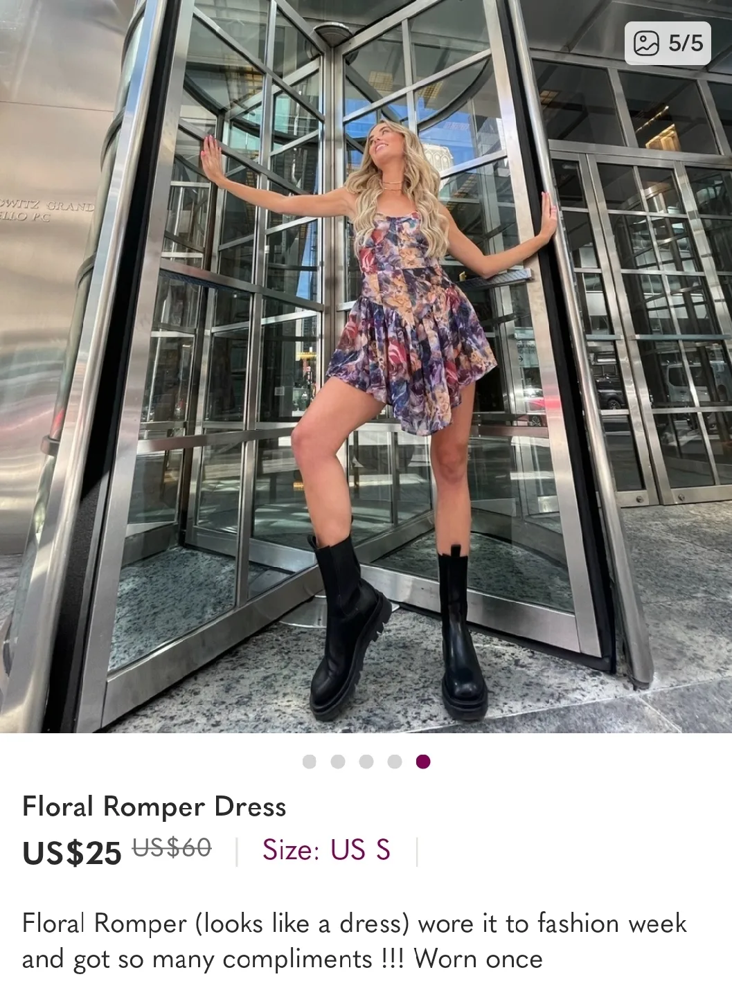 Cider floral Romper Bodysuit thumbnail
