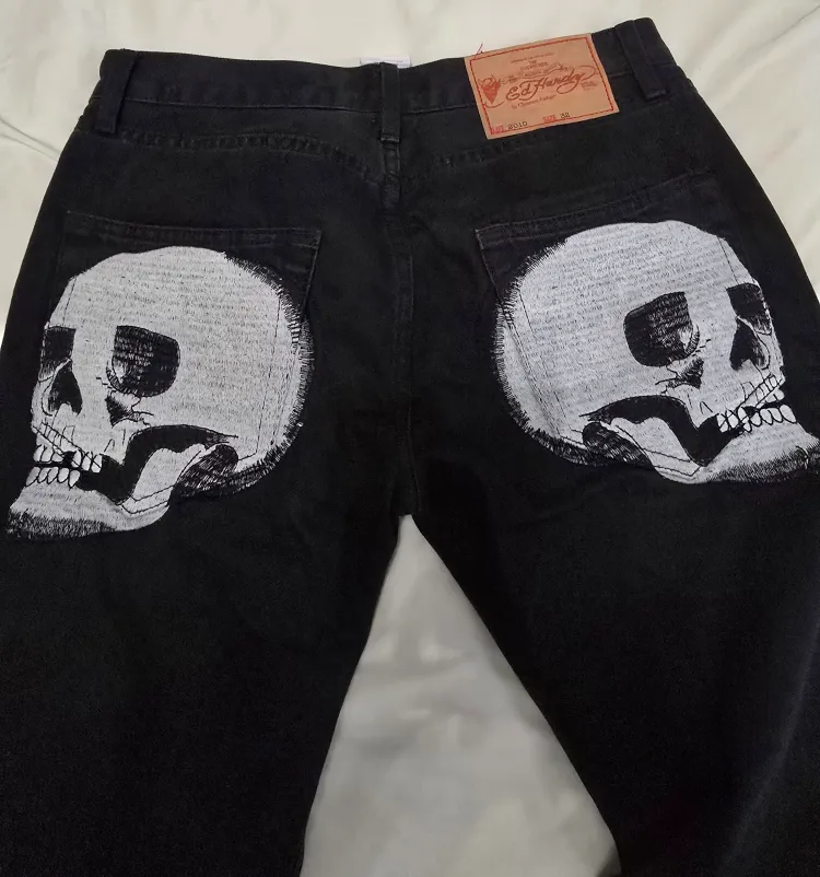 Ed Hardy Black Jeans Size 32 33