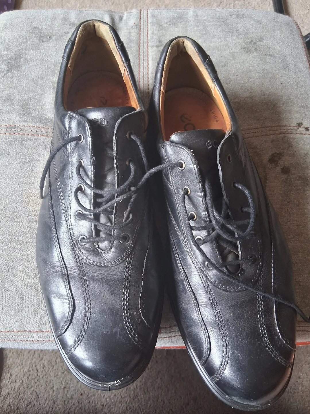 Ecco Black Leather Golf Shoes image indicator(2)
