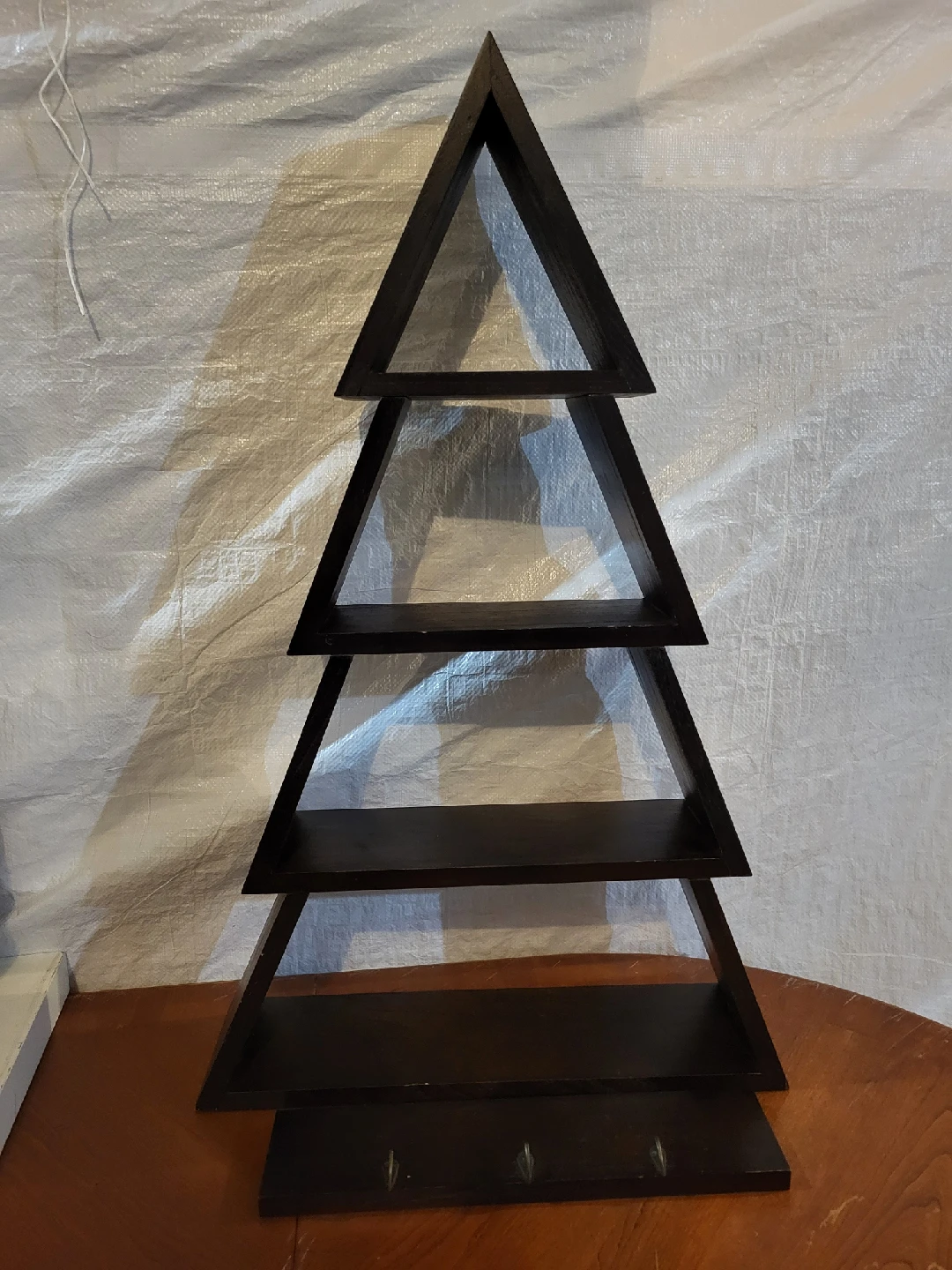X-mas Tree Shelf - dark brown