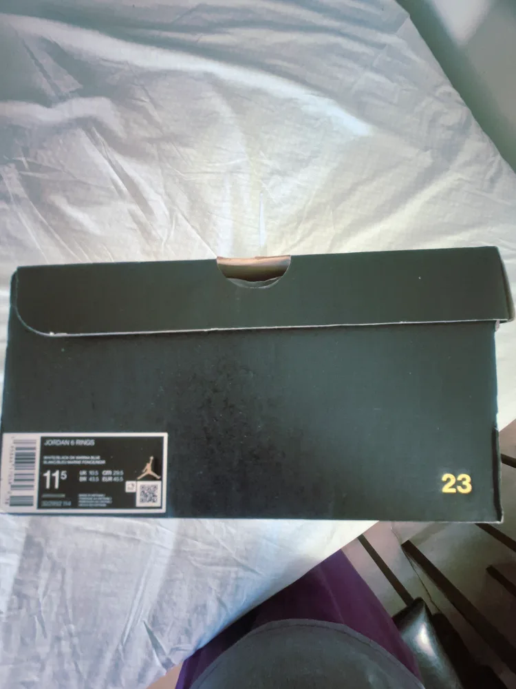 JORDAN 6 RINGS Wht/Blu Size 11.5 ORIGINAL image indicator(7)
