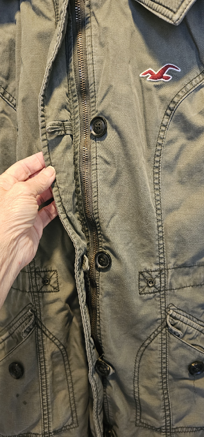 Hollister Olive Green Jacket - Size Small ❤️ - photo 5