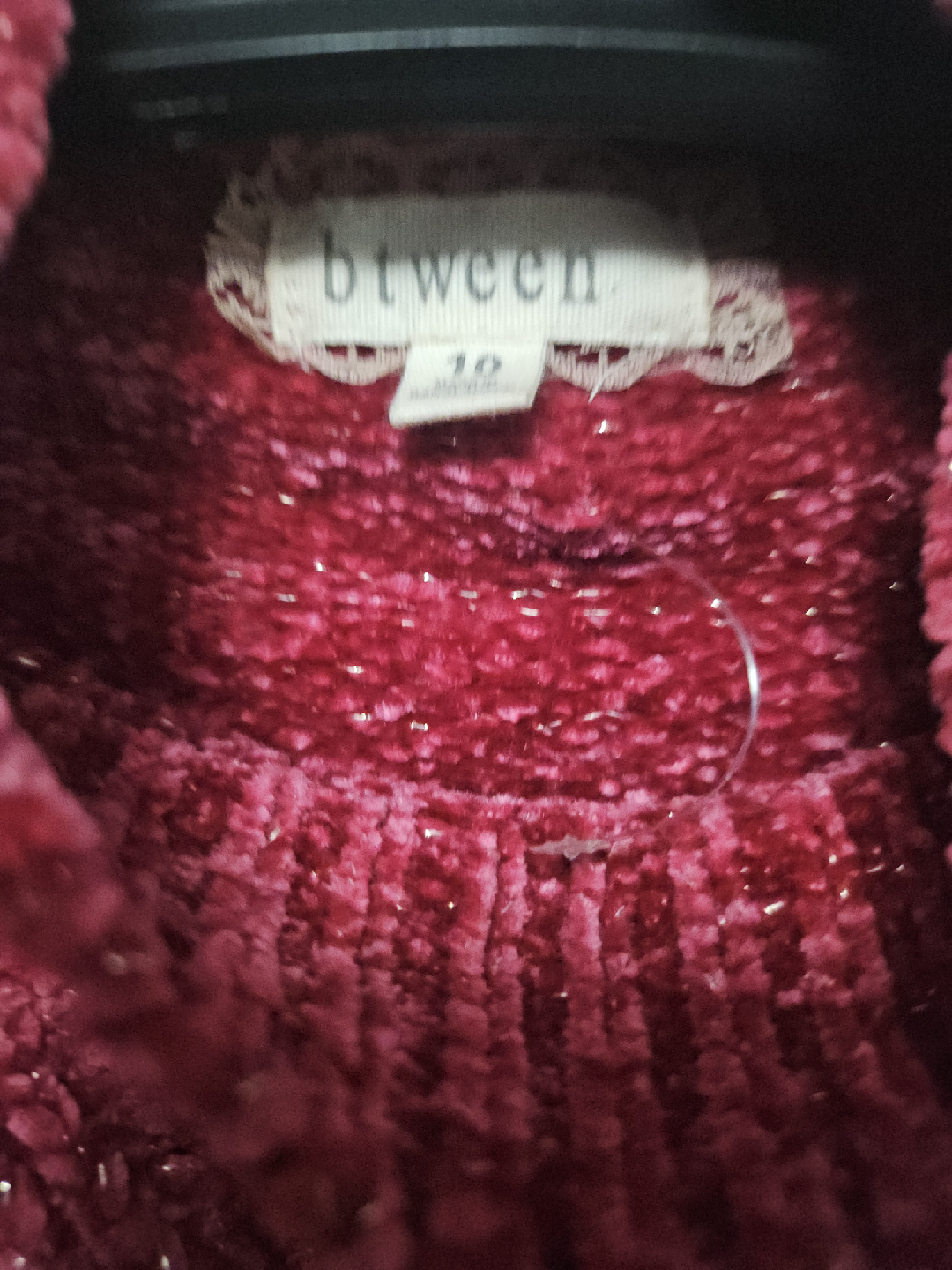 btween Red Sweater Dress - Size 10 - photo 3