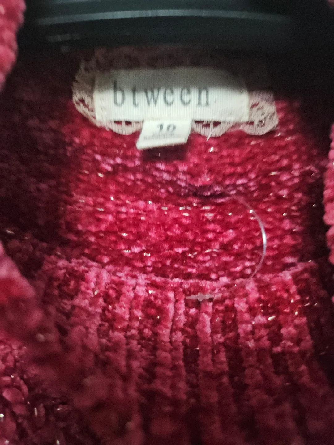 btween Red Sweater Dress - Size 10 image indicator(3)