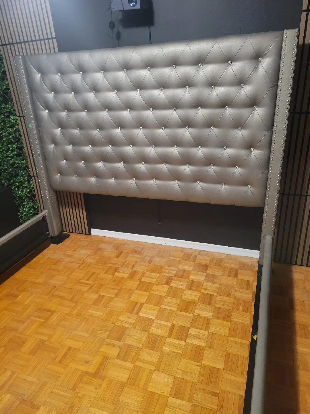 Upholstered King Size Bed Frame image indicator(8)