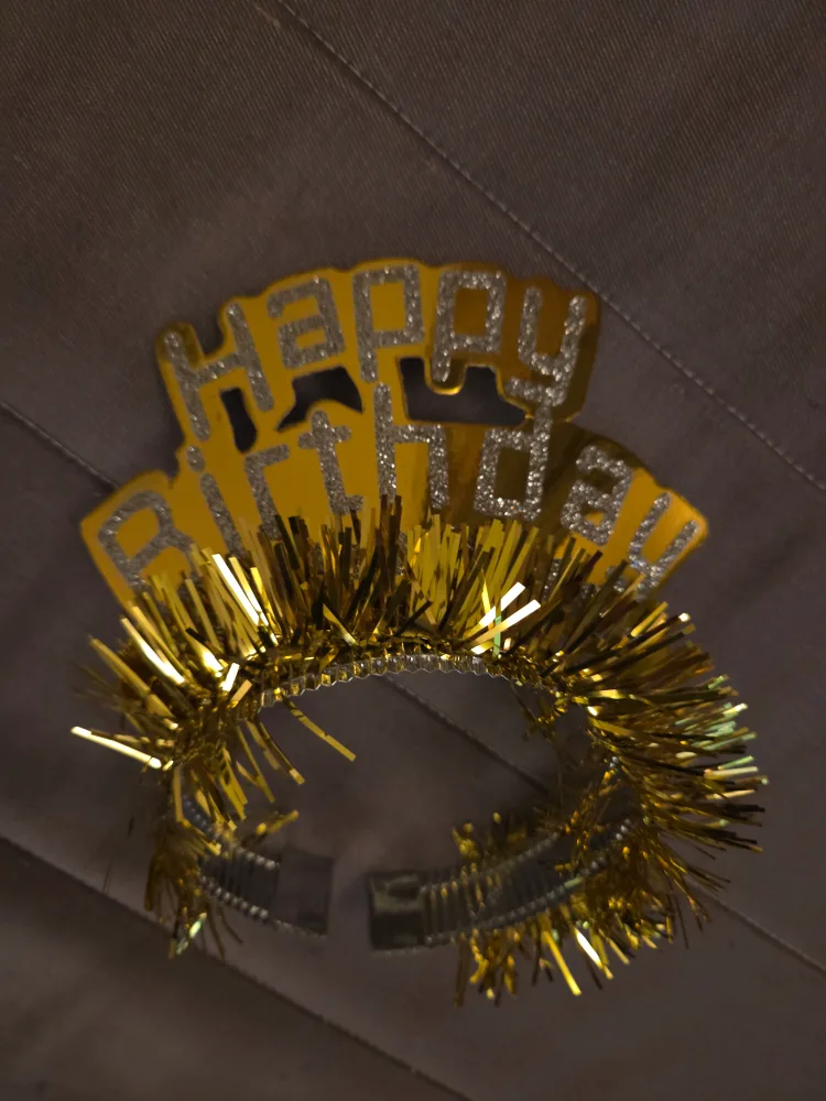 Happy Birthday Gold Crown thumbnail