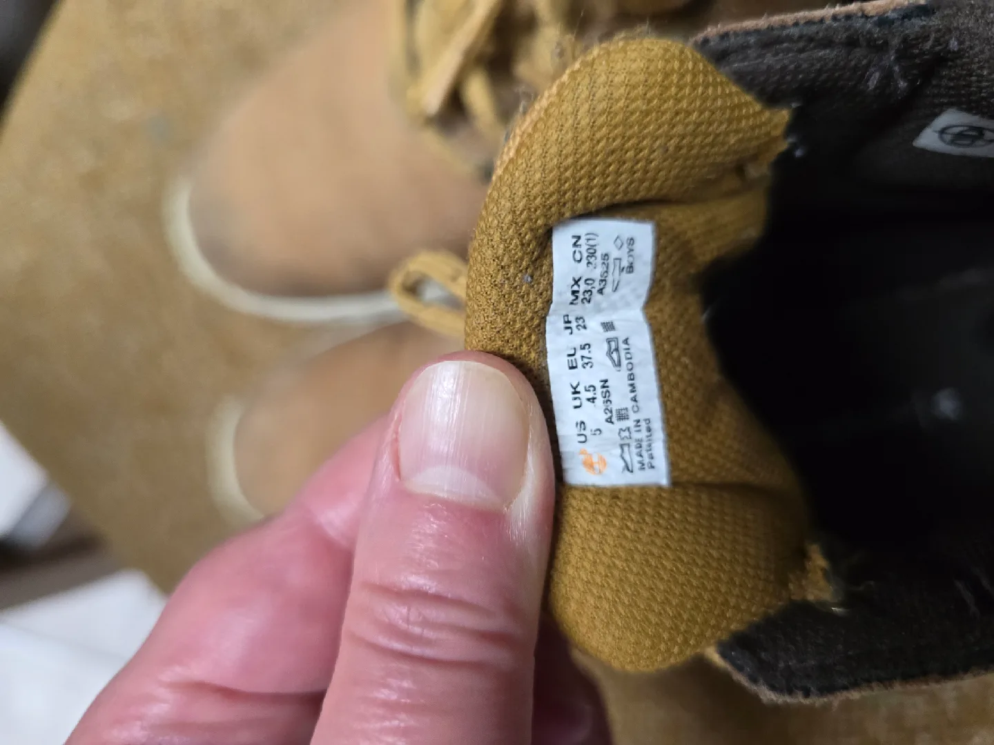 Youth Timberland Hiking Boots - Size 5 US image indicator(2)