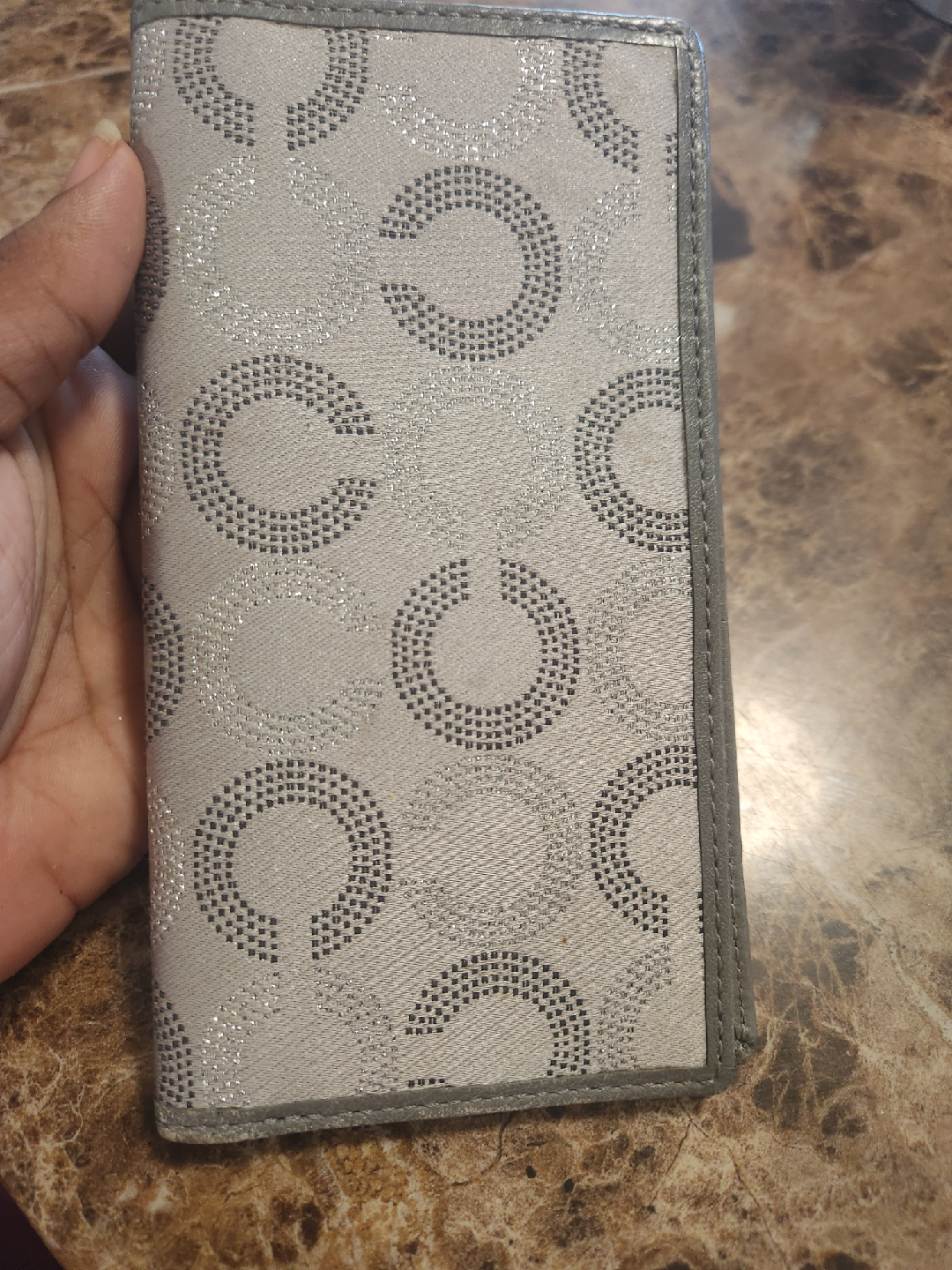 Coach Silver Wallet