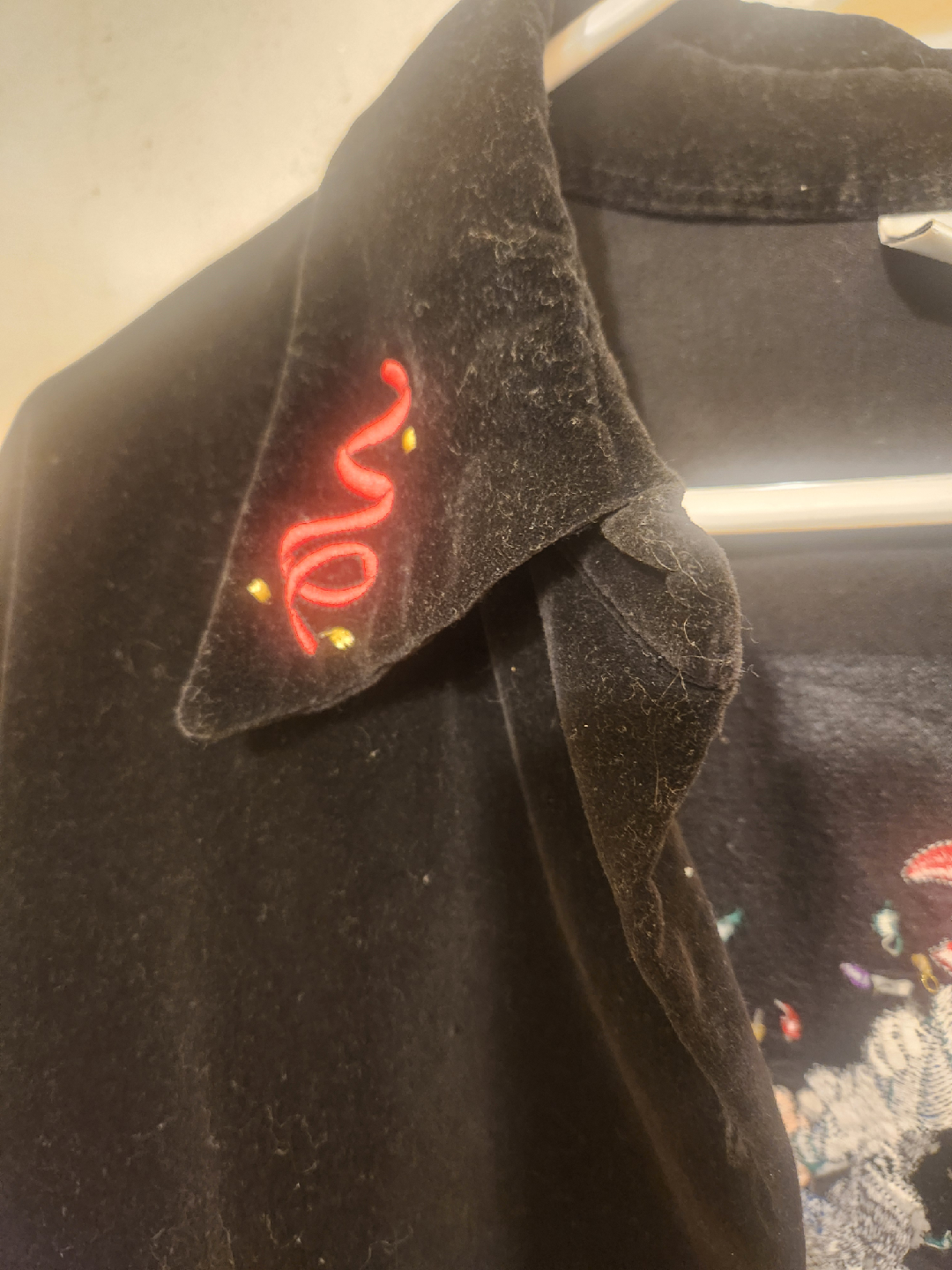 The Disney Store Black Velvet Shirt - Size Medium - photo 4