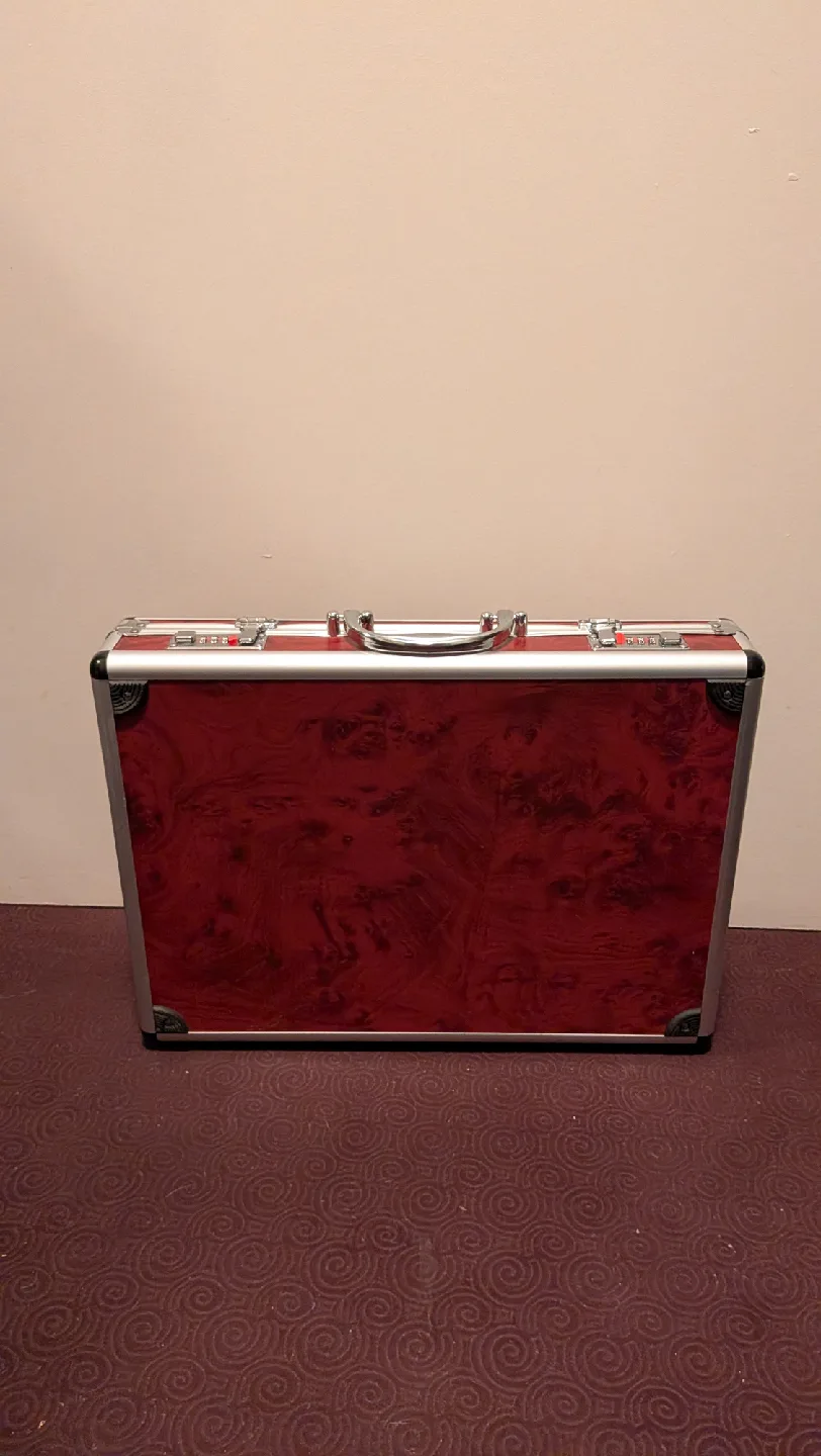 Brown Marbled Hardcover Briefcase thumbnail
