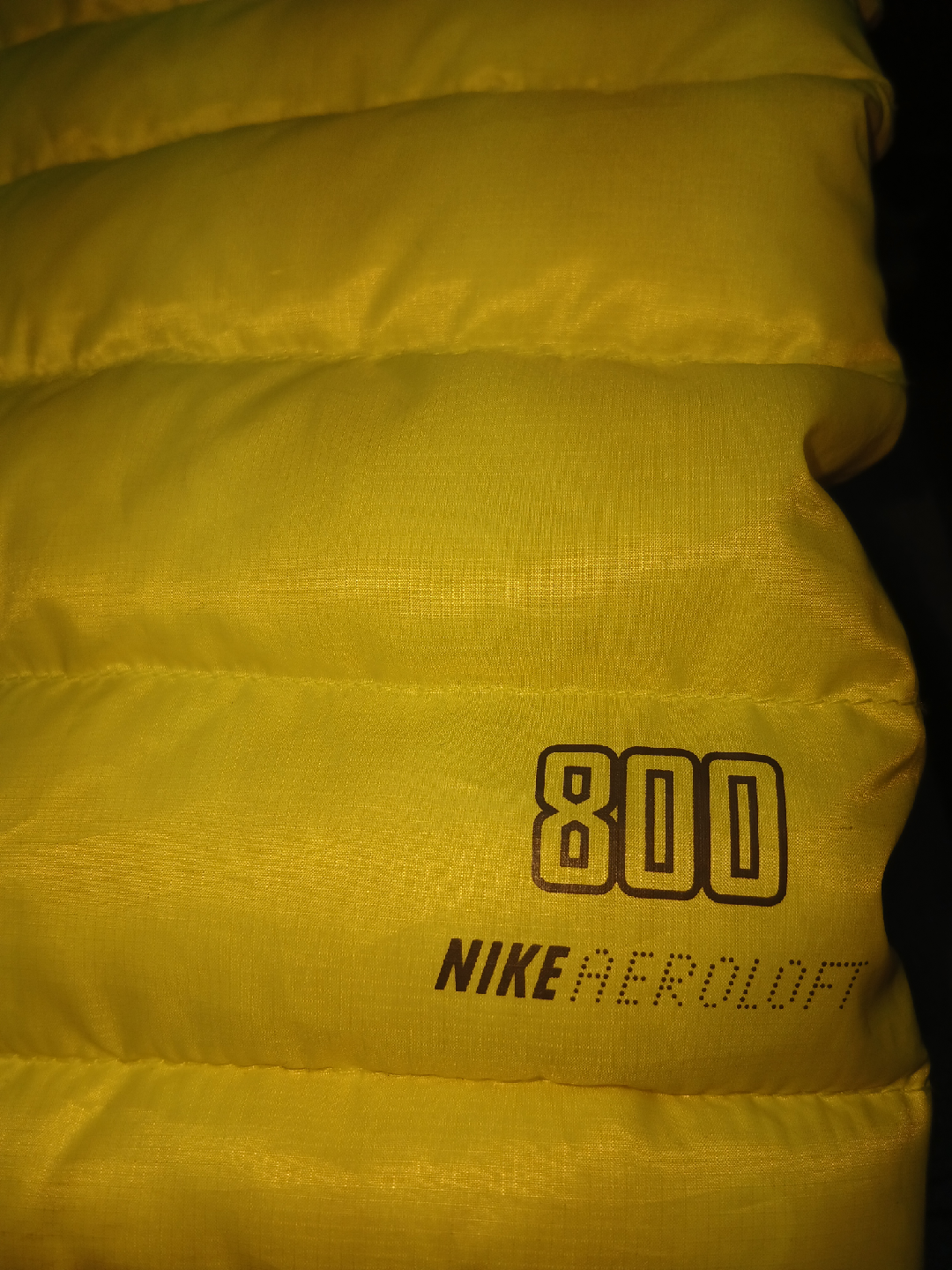 Nike Aeroloft 800 Down Vest - Neon greew, XL - photo 2