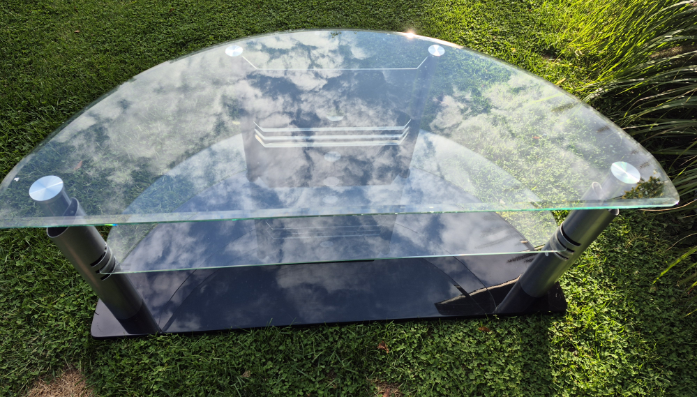 Glass TV Stand