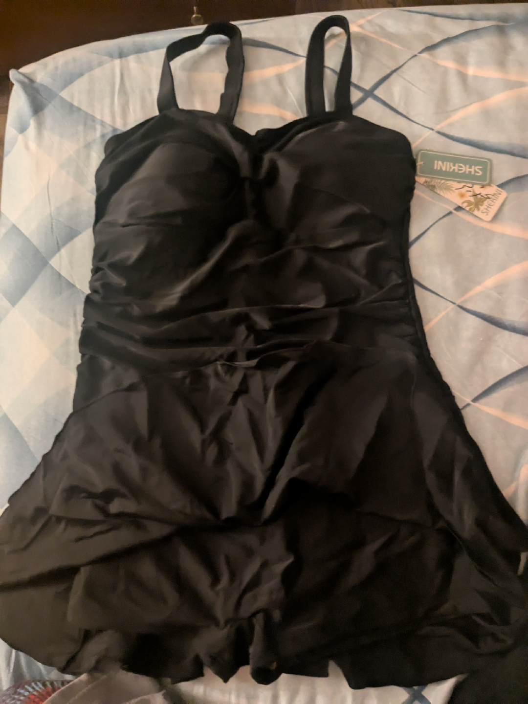 New Black Swim Dress - photo 2