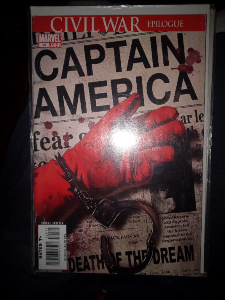 Captain America Comic Book - Civil War Epilogue