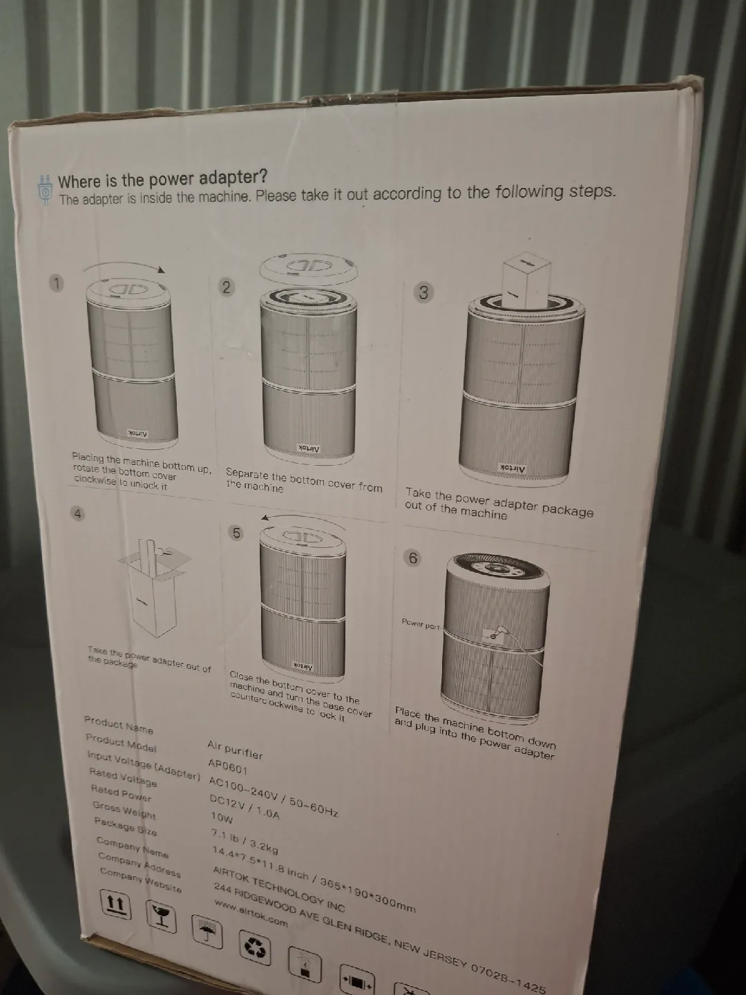 Airtok AP0601 Air Purifier - New in Box! image indicator(3)