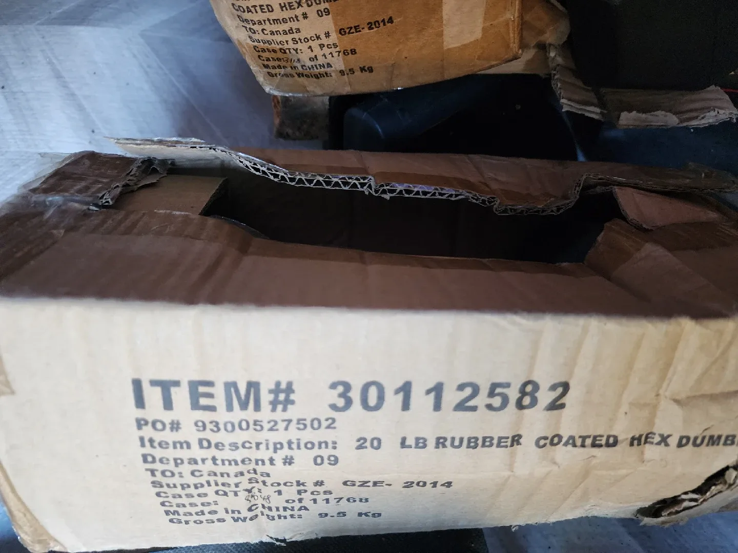 GoZone 20 LB Rubber Coated Hex Dumbbell Set image indicator(2)