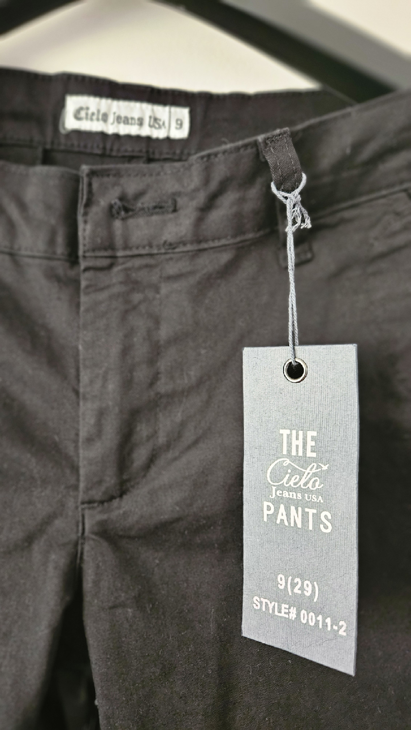 Cielo Jeans USA Black Pants Size 9 (29),5,3 - photo 3