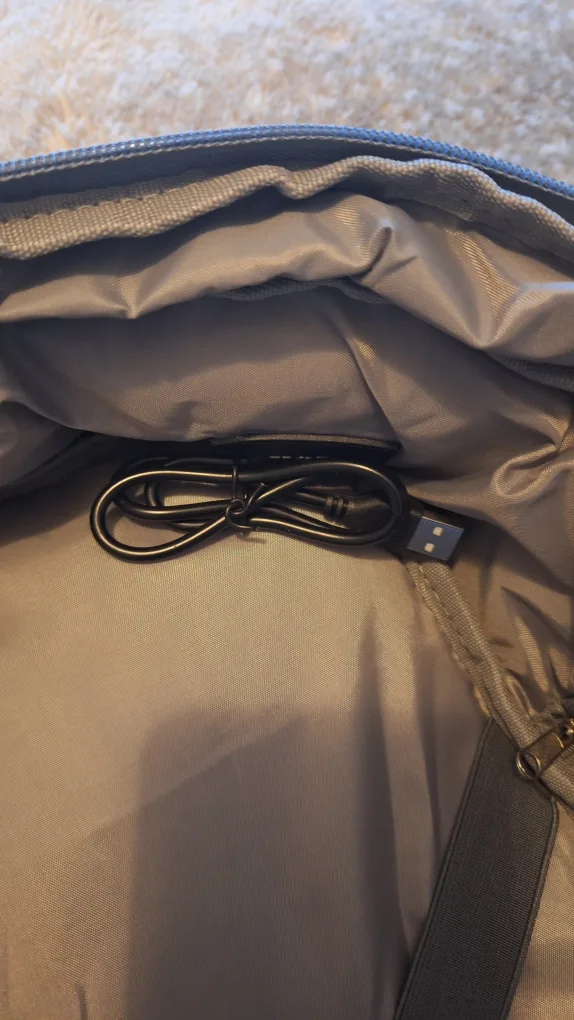 Backpack expandable and perfect fit for carry-on on flight. image indicator(4)