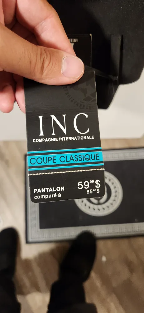 6 pairs of men's brand new black pants image indicator(3)