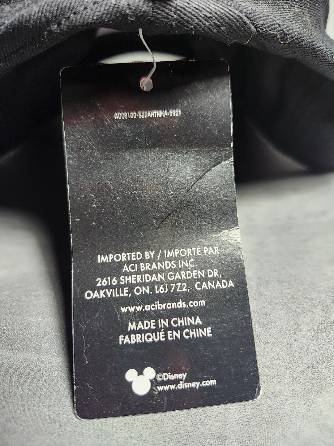 Mickey Mouse Black Baseball Cap Hat Embroidered Patch image indicator(9)