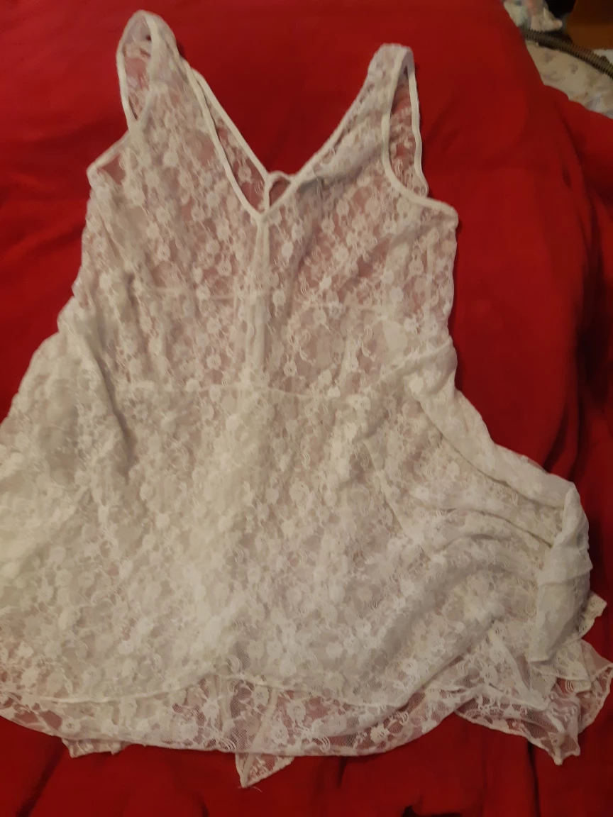White Lace Tank Top - photo 2
