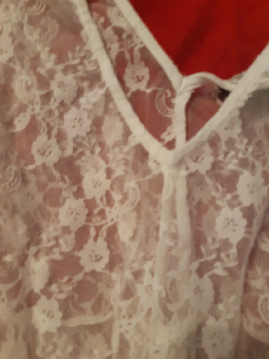 White Lace Tank Top - photo 3
