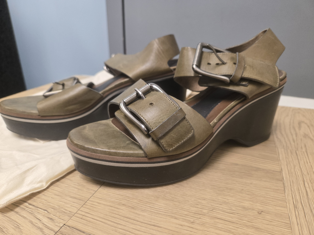Marni Platform Buckle Sandals - Size 39 - photo 2