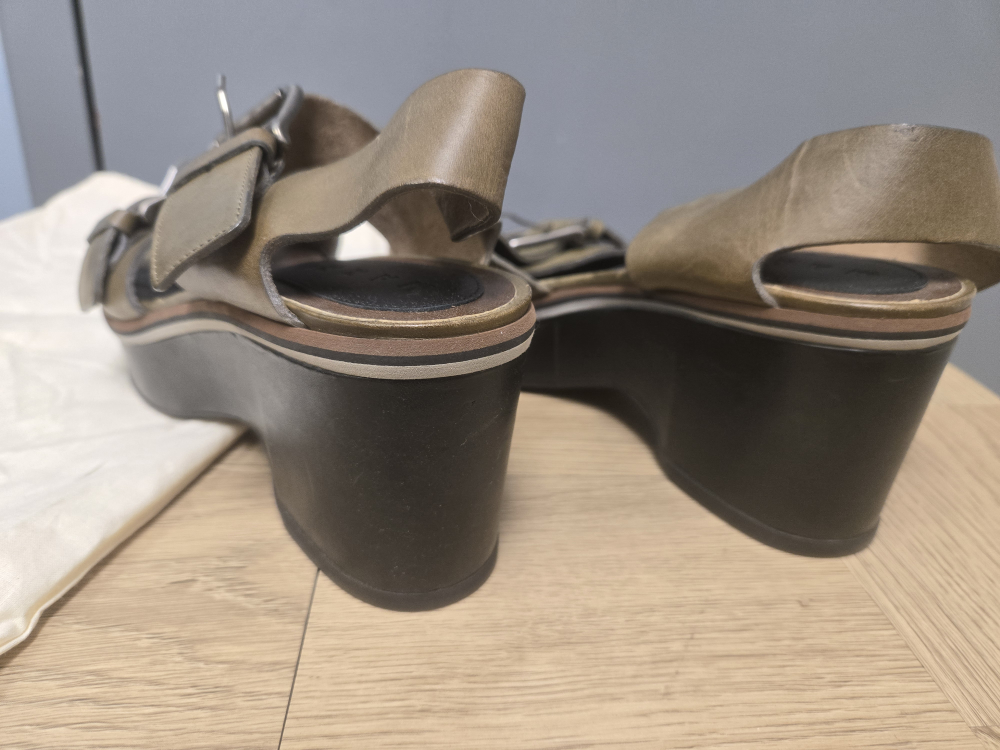 Marni Platform Buckle Sandals - Size 39 - photo 3