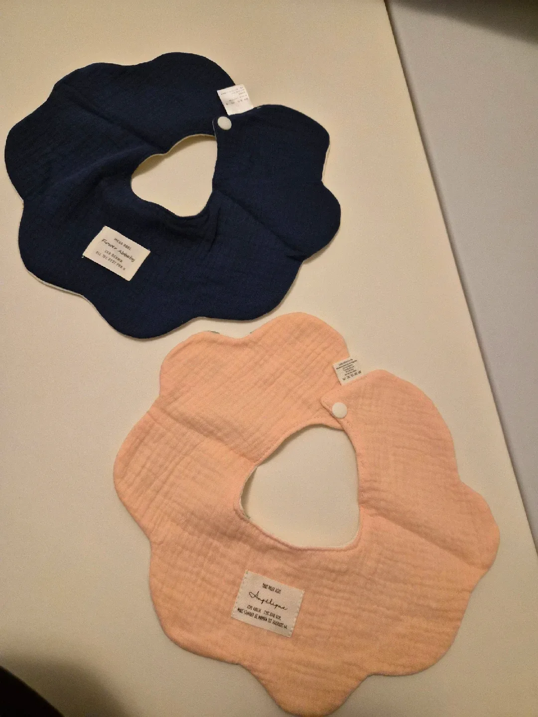 Hand made Baby Bibs - Set of 2 (brand new) image indicator(4)