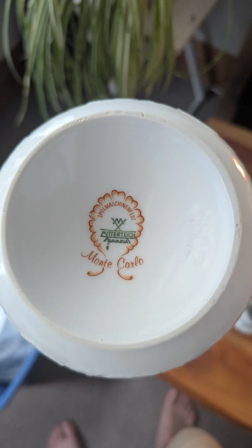 Vintage Mitterteich Bavaria "Monte Carlo" 33-Piece Porcelain Set image indicator(2)