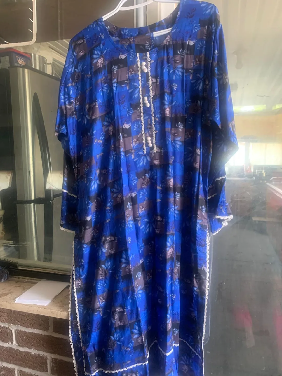 Floral Print 2 Piece Kurti and Bottom Dress, Size S-XL image indicator(9)