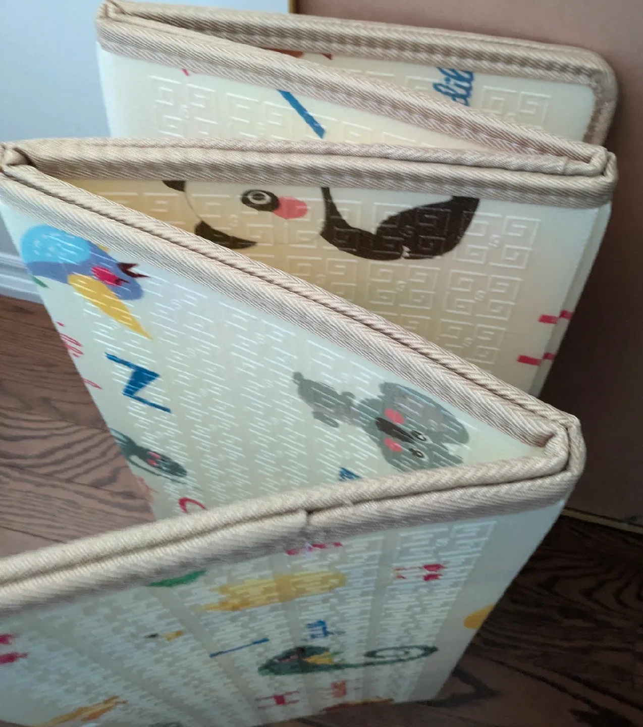 Brand New Folding Baby Play Mat with ABC Animals image indicator(3)