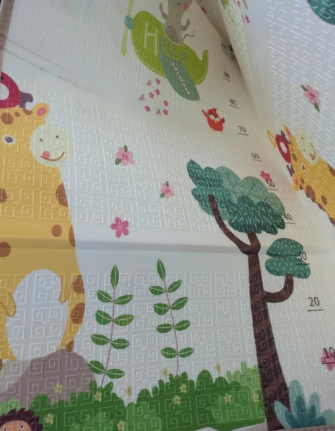 Brand New Folding Baby Play Mat with ABC Animals image indicator(4)