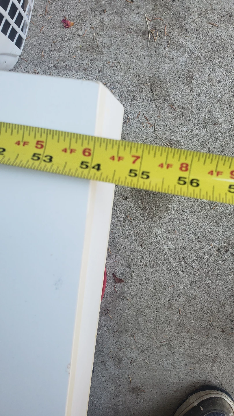 White Coffee Table - 56 inches long
