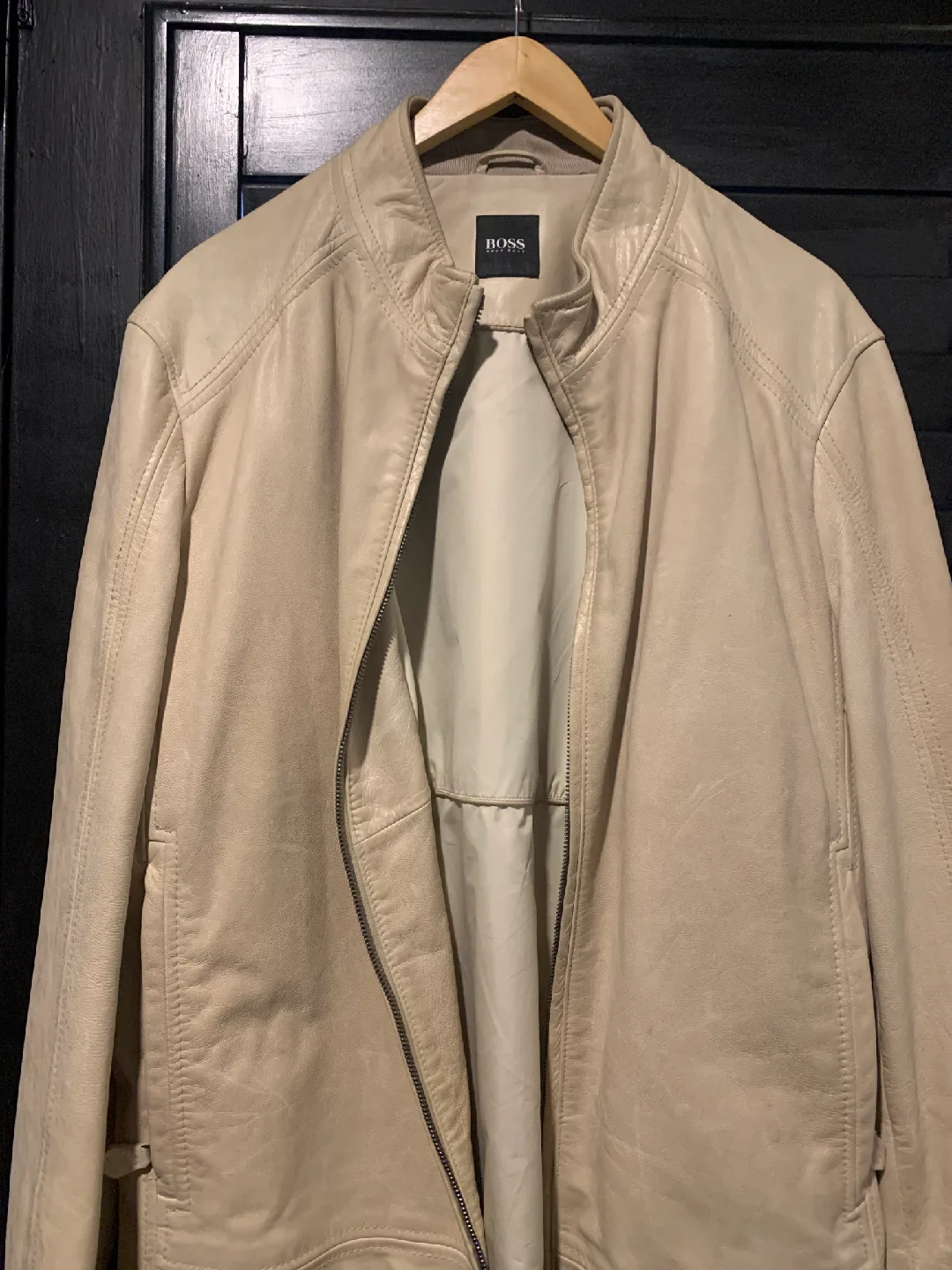 Hugo Boss Leather Jacket Goat Nappa thumbnail