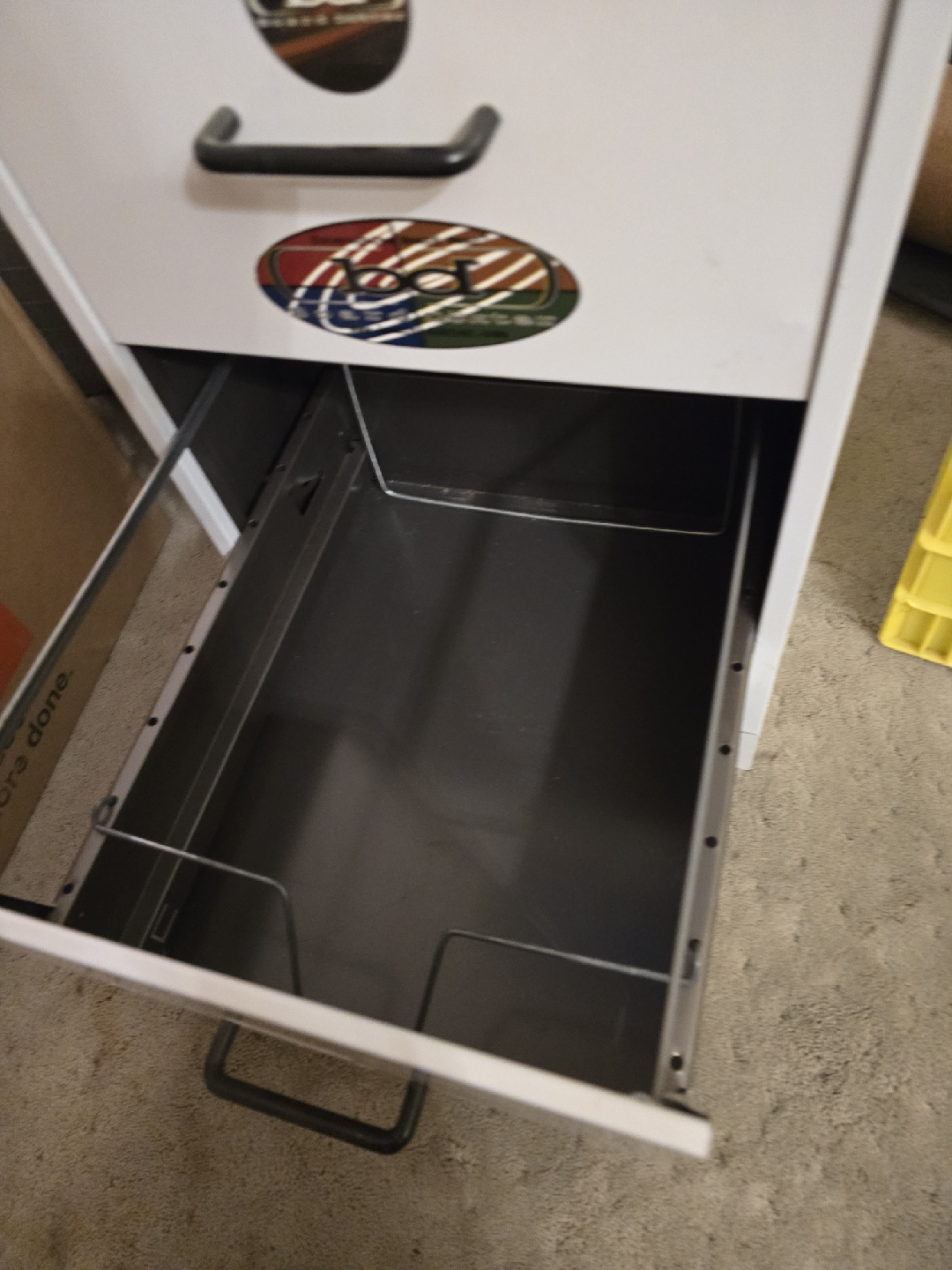 Two-Drawer Filing Cabinet - White - photo 2