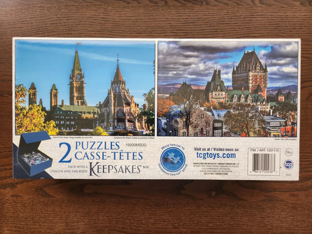 NEW SEALED Keepsakes 2-puzzle set (500 pc each) image indicator(2)