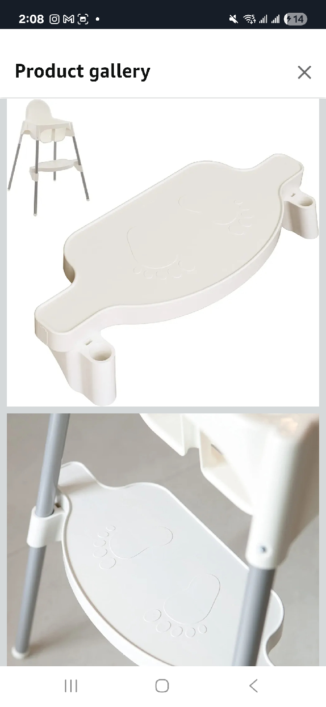 Footrest for Ikea Antilop Highchair