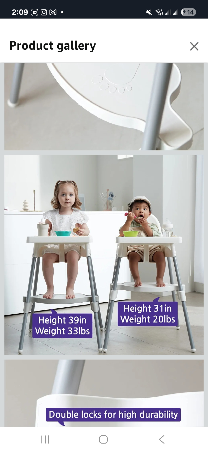 Footrest for Ikea Antilop Highchair - photo 2