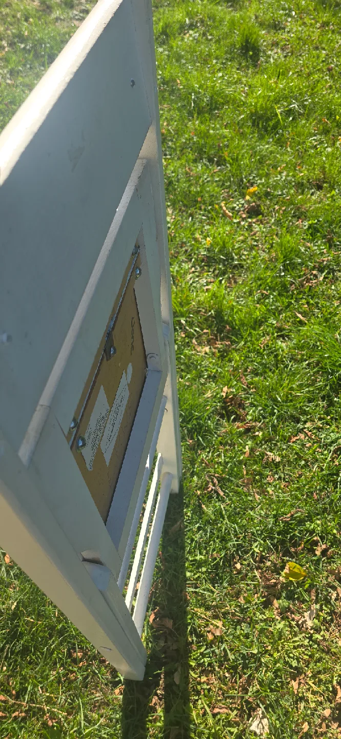 White padded Folding Chair image indicator(4)