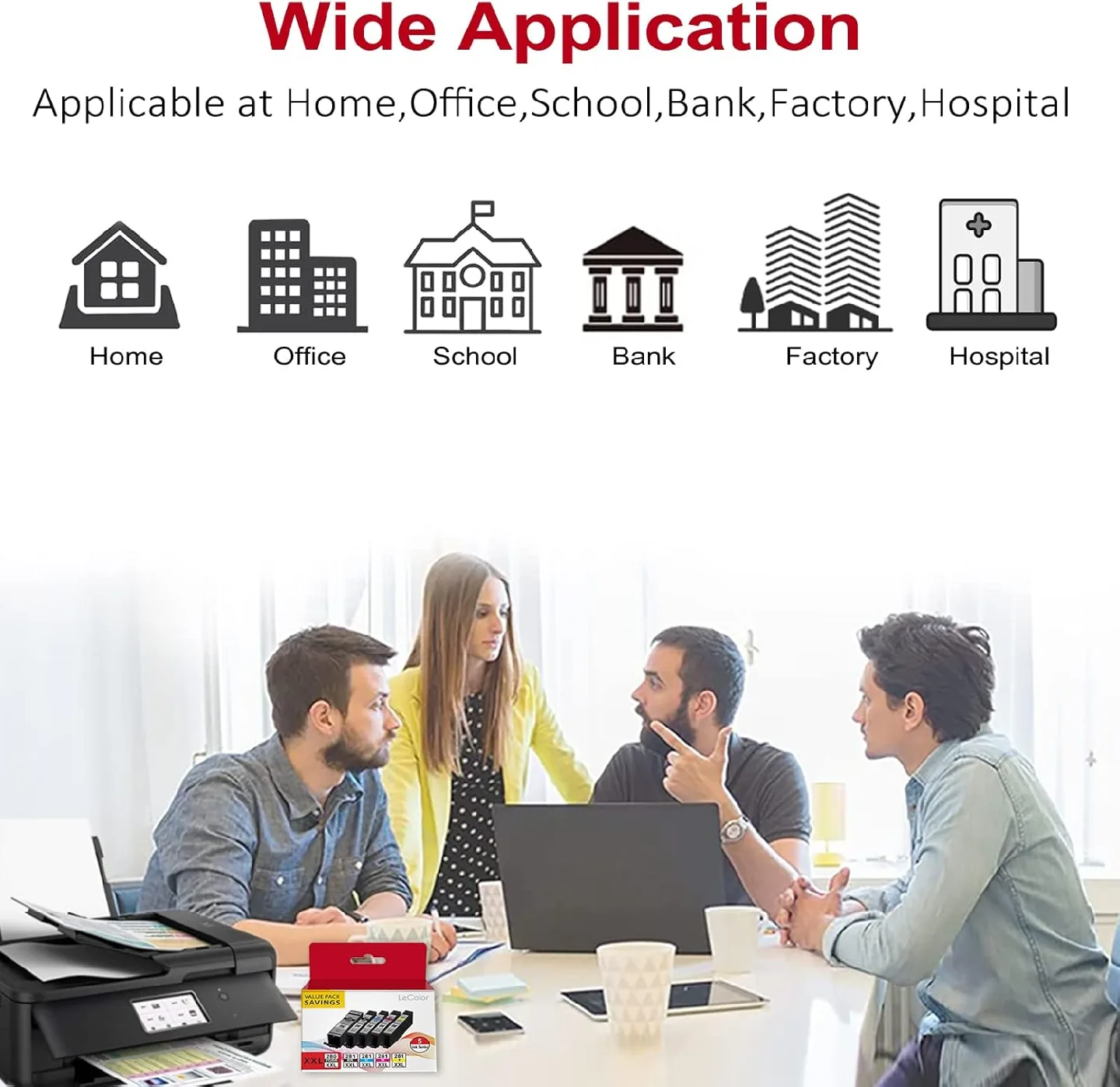 PGI-280XXL CLI-281XXL 280 281 Compatible Ink Cartridge Work image indicator(7)