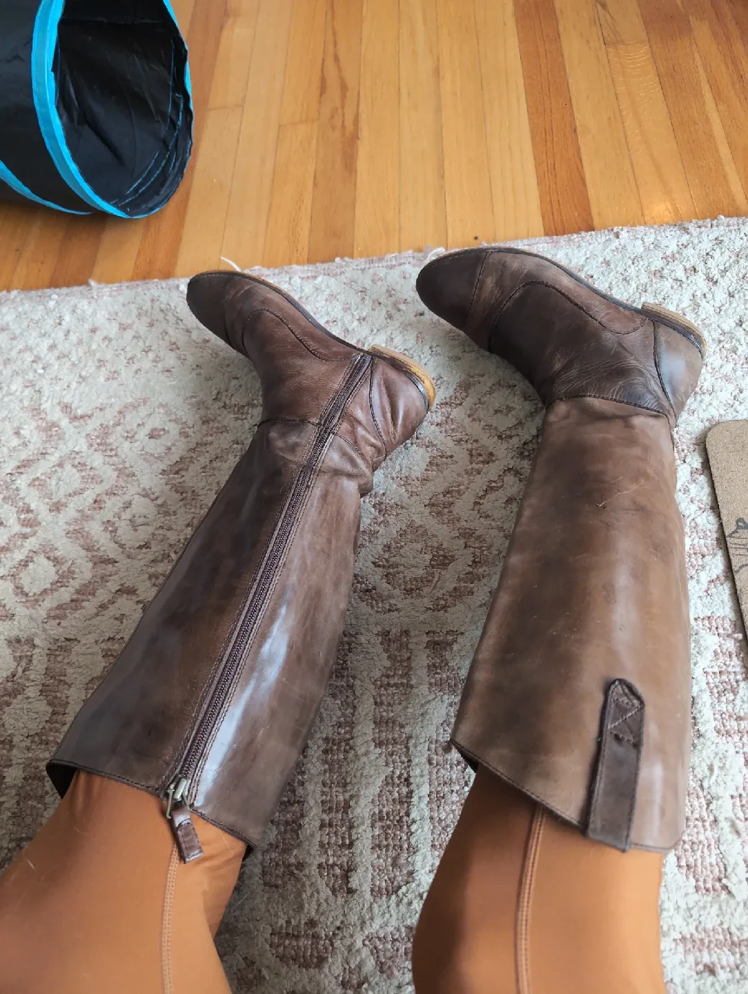 Rosegold Leather Boots image indicator(5)