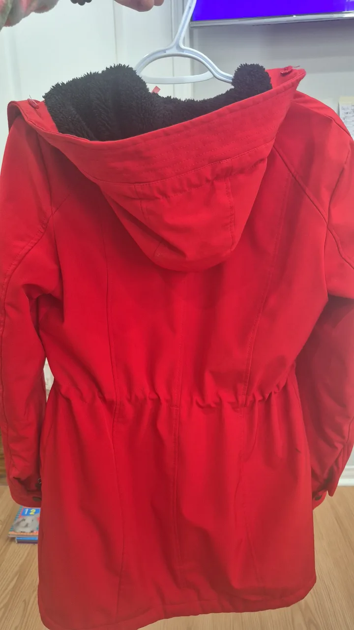 Calvin Klein Red Winter Jacket - Size XS image indicator(3)