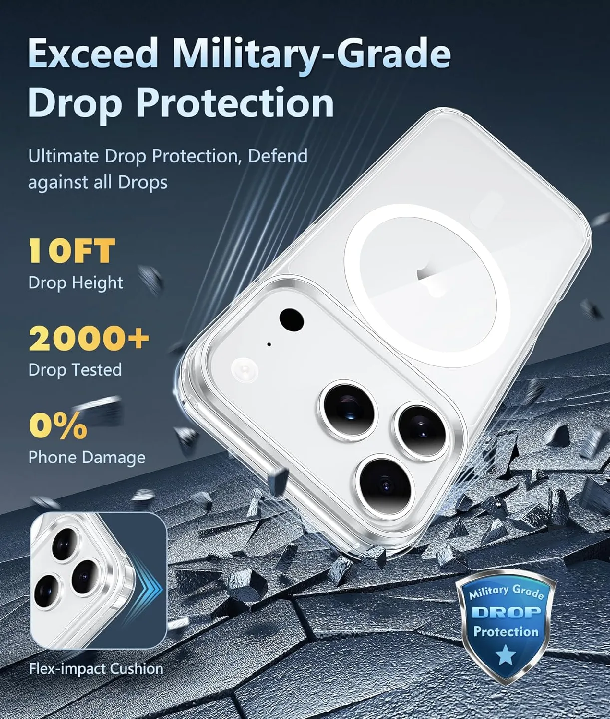 iPhone 17 Pro Max Case: Strong Magnetic Anti-Yellowing image indicator(3)