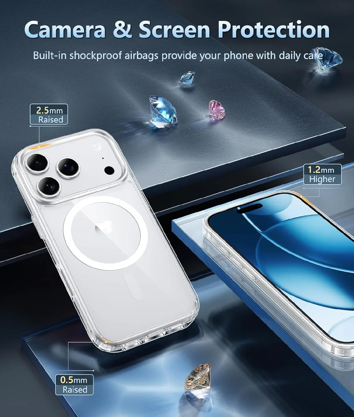 iPhone 17 Pro Max Case: Strong Magnetic Anti-Yellowing image indicator(4)