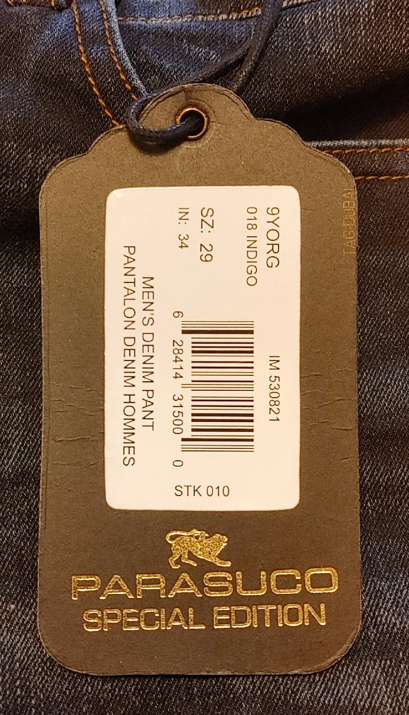 Parasuco Denim Jeans Indigo Size 29/34 image indicator(3)