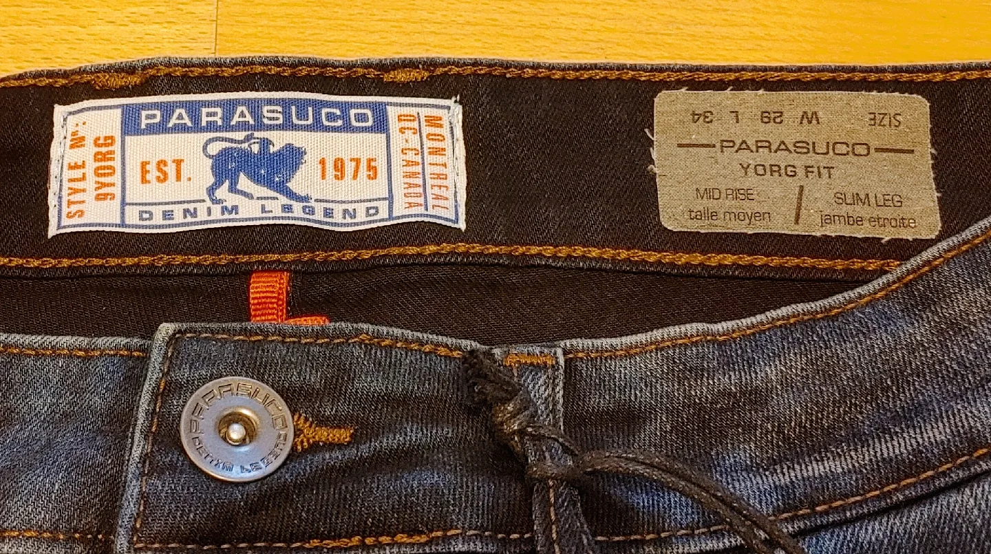 Parasuco Denim Jeans Indigo Size 29/34 image indicator(5)