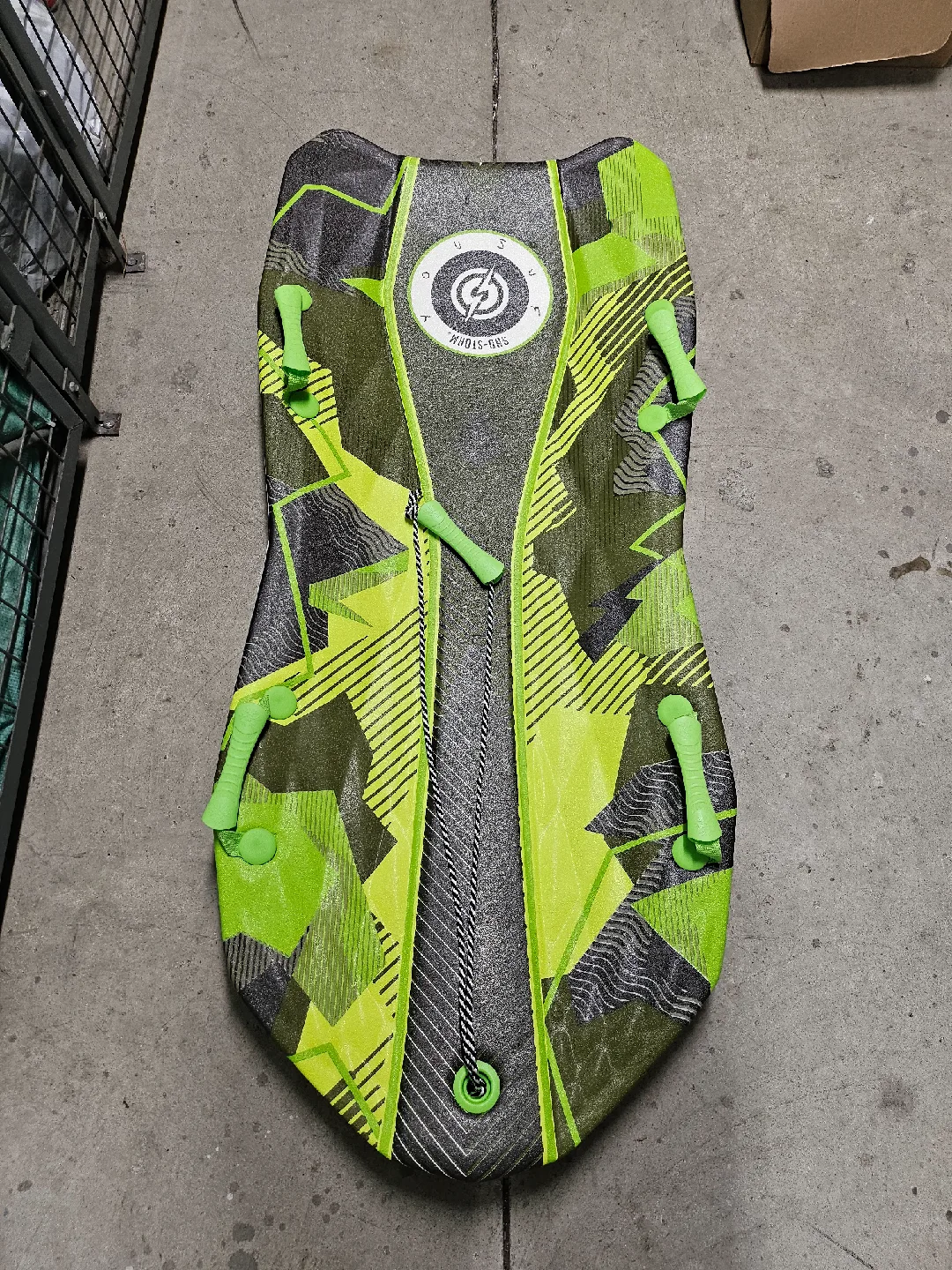 Snow Sled - Green/Black