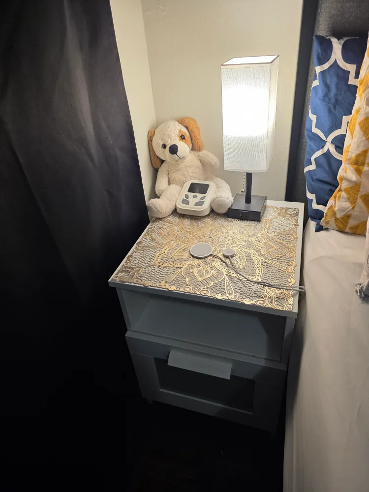 Two IKEA Brimnes White Nightstand image indicator(3)